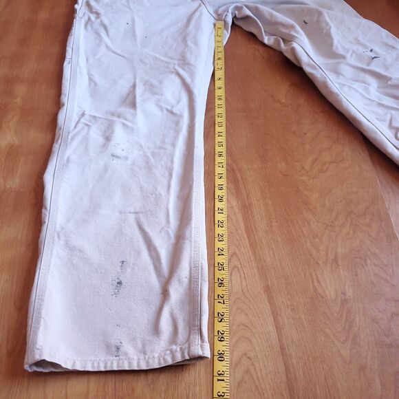 Carhartt Painter Pants 34 x 30 Distressed Stained B11 STN (38x32 on Tag) - Picture 10 of 12